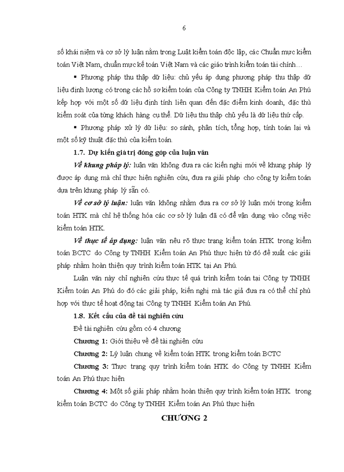 image for page Hoàn thiện quy trình kiểm toán hàng tồn kho trong kiểm toán báo cáo tài chính do công ty TNHH kiểm toán An Phú thực hiện