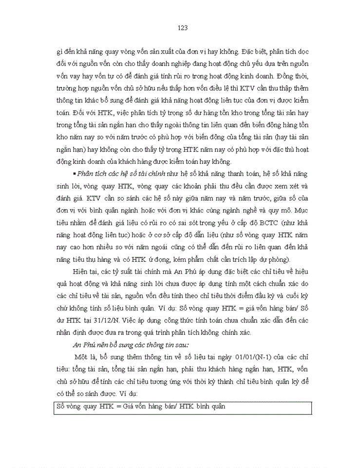 image for page Hoàn thiện quy trình kiểm toán hàng tồn kho trong kiểm toán báo cáo tài chính do công ty TNHH kiểm toán An Phú thực hiện