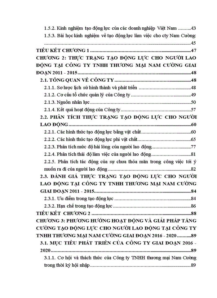 image for page Tạo động lực cho người lao động tại công ty TNHH thương mại Nam Cường