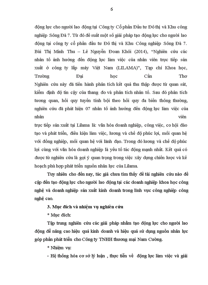 image for page Tạo động lực cho người lao động tại công ty TNHH thương mại Nam Cường