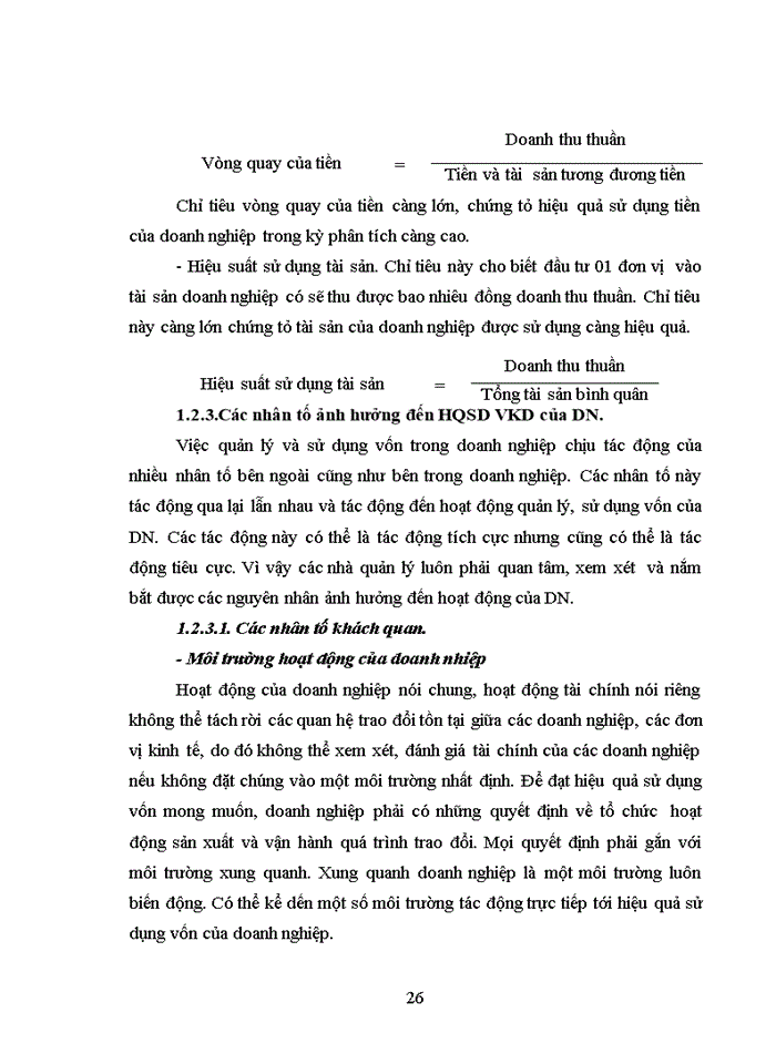 image for page Một số giải pháp nâng cao hiệu quả sử dụng vốn sản xuất kinh doanh tại Tổng công ty Sông Thu - Tổng cục Công nghiệp Quốc phòng