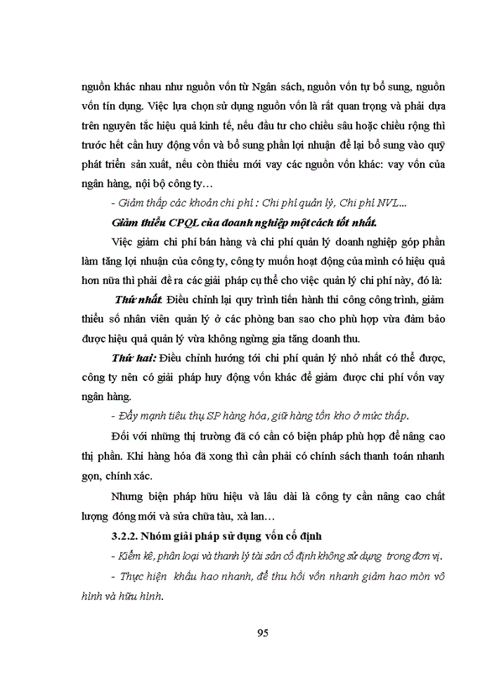 image for page Một số giải pháp nâng cao hiệu quả sử dụng vốn sản xuất kinh doanh tại Tổng công ty Sông Thu - Tổng cục Công nghiệp Quốc phòng