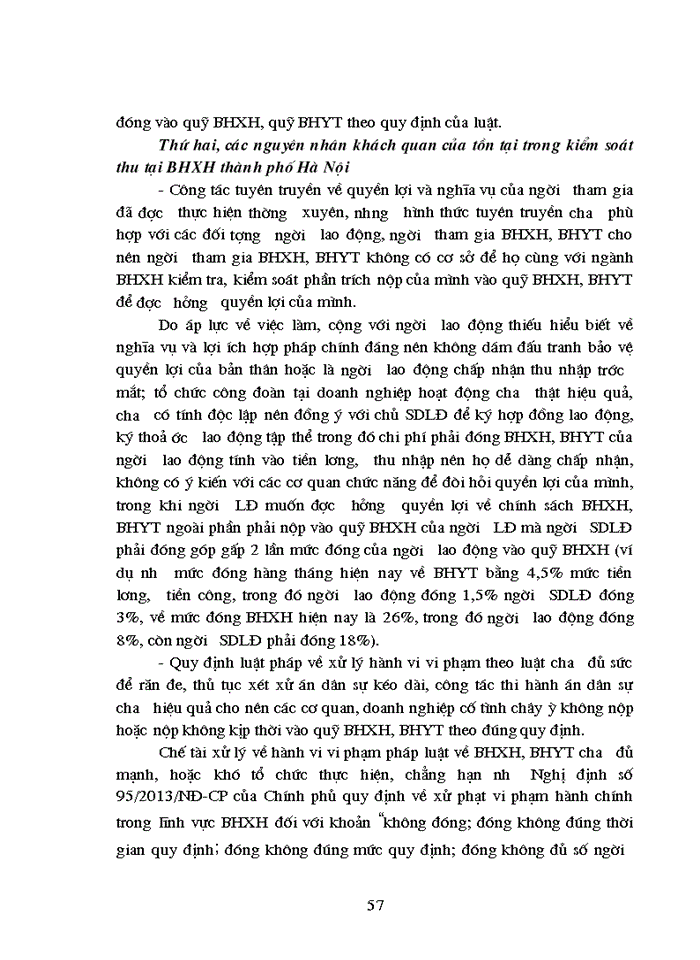 image for page Hoàn thiện công tác kiểm soát thu tại bảo hiểm xã hội thành phố Hà Nội