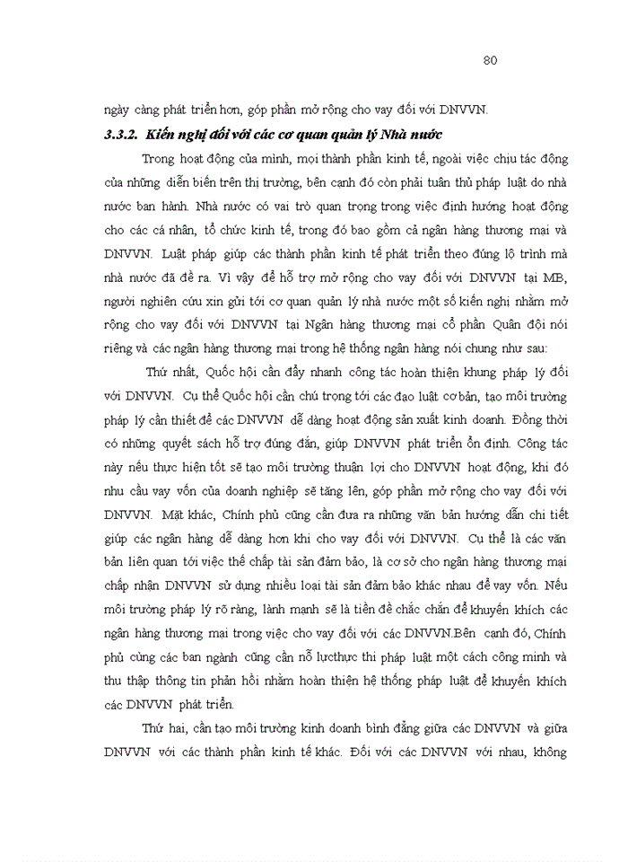 image for page Mở rộng cho vay đối với doanh nghiệp vừa và nhỏ của hội sở chính Ngân hàng thương mại cổ phần Quân đội