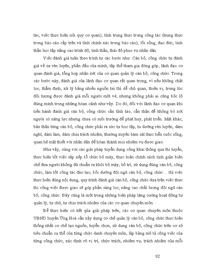 image for page Nâng cao chất lượng cán bộ công chức của UBND huyện Ứng Hoà thành phố Hà Nội