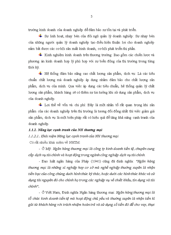 image for page Nâng cao năng lực cạnh tranh của NH thương mại cổ phần Ngoại thương Việt Nam