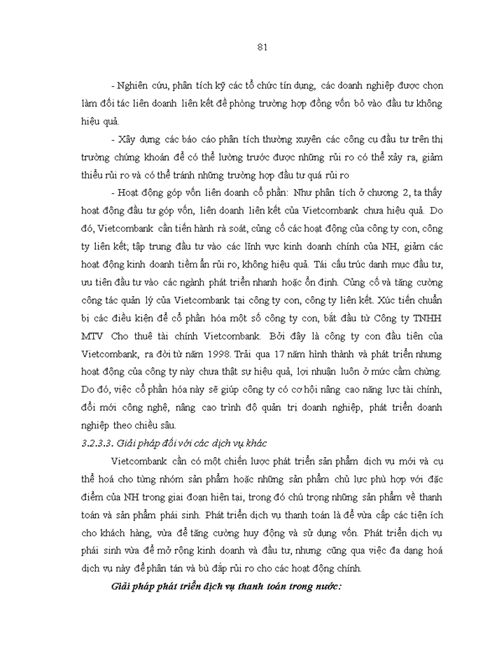 image for page Nâng cao năng lực cạnh tranh của NH thương mại cổ phần Ngoại thương Việt Nam