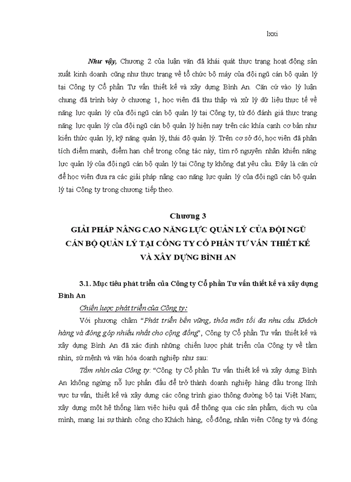 image for page Nâng cao năng lực quản lý của đội ngũ cán bộ quản lý tại Công ty Cổ phần Tư vấn thiết kế và xây dựng Bình An