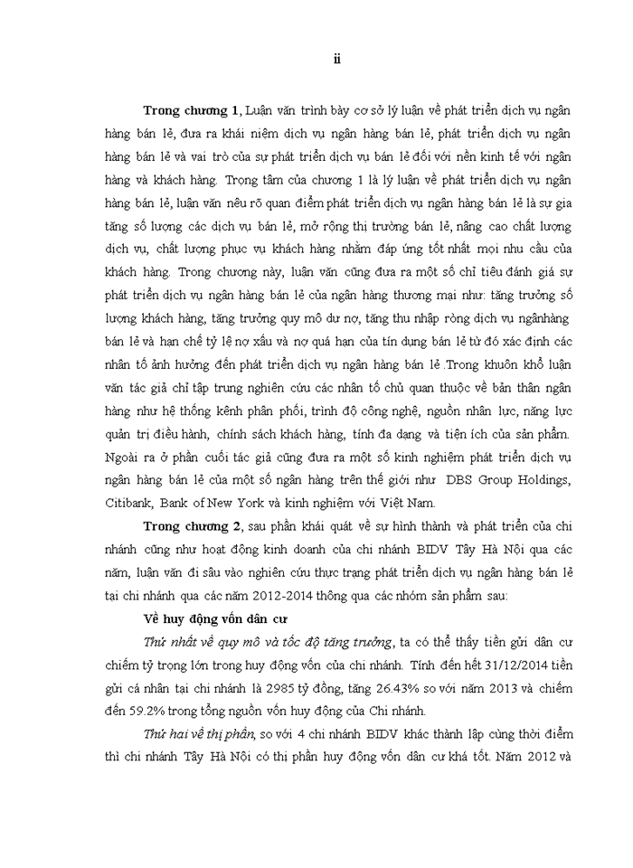 image for page Phát triển dịch vụ ngân hàng bán lẻ tại Ngân hàng TMCP đầu tư và phát triển Việt Nam chi nhánh Tây Hà Nội