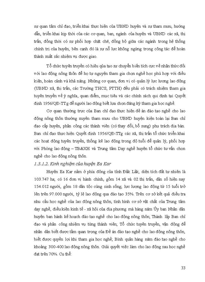 image for page Tổ chức thực thi chính sách đào tạo nghề cho lao động nông thôn của chính quyền huyện Krông Ana, tỉnh Đắk Lắk