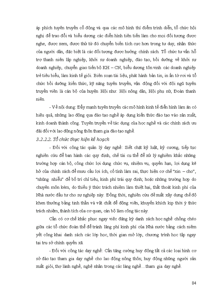 image for page Tổ chức thực thi chính sách đào tạo nghề cho lao động nông thôn của chính quyền huyện Krông Ana, tỉnh Đắk Lắk