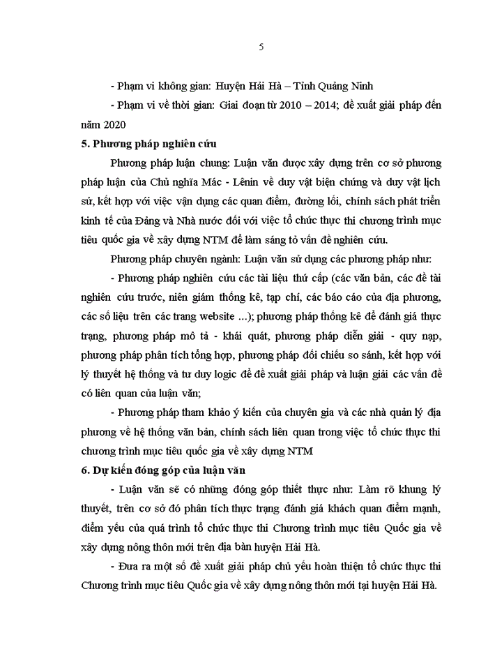 image for page Tổ chức thực thi Chương trình mục tiêu Quốc gia về xây dựng nông thôn mới trên địa bàn huyện Hải Hà – tỉnh Quảng Ninh