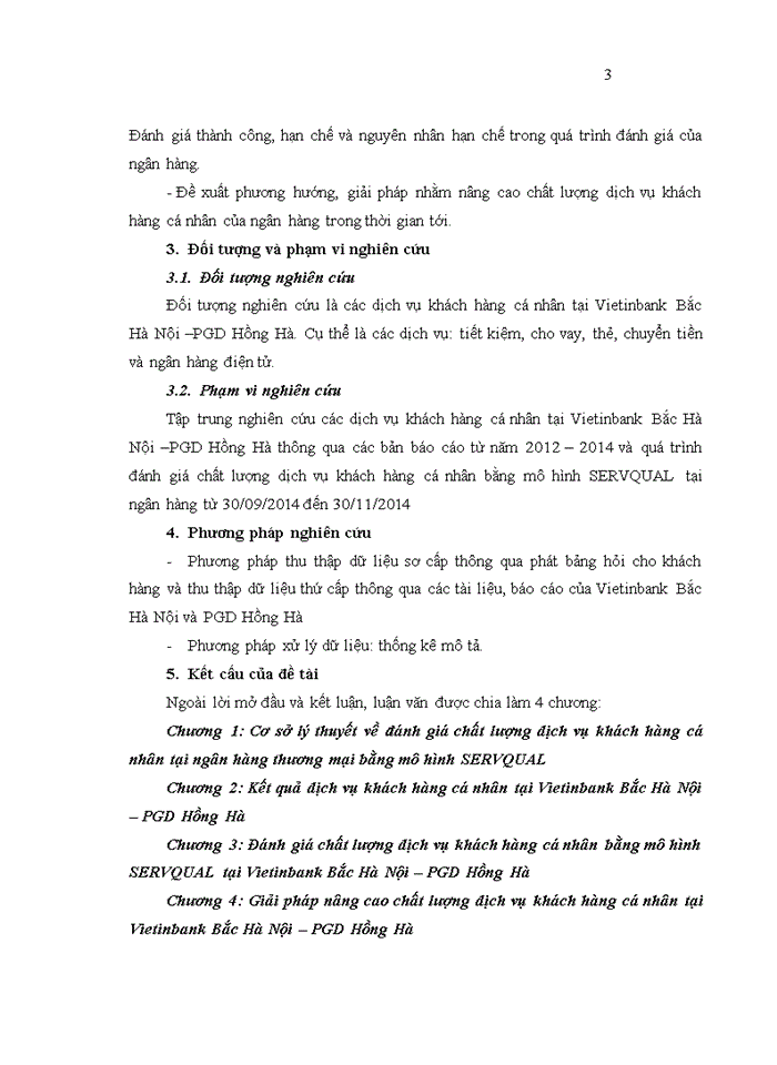 image for page Đánh giá chất lượng dịch vụ khách hàng cá nhân theo mô hình Servqual tại Ngân hàng TMCP Công thương Việt Nam Chi nhánh Bắc Hà Nội-Phòng giao dịch Hồng Hà