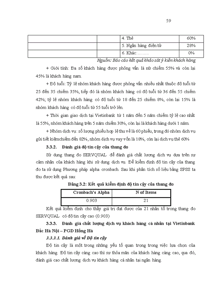 image for page Đánh giá chất lượng dịch vụ khách hàng cá nhân theo mô hình Servqual tại Ngân hàng TMCP Công thương Việt Nam Chi nhánh Bắc Hà Nội-Phòng giao dịch Hồng Hà
