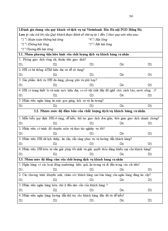 image for page Đánh giá chất lượng dịch vụ khách hàng cá nhân theo mô hình Servqual tại Ngân hàng TMCP Công thương Việt Nam Chi nhánh Bắc Hà Nội-Phòng giao dịch Hồng Hà