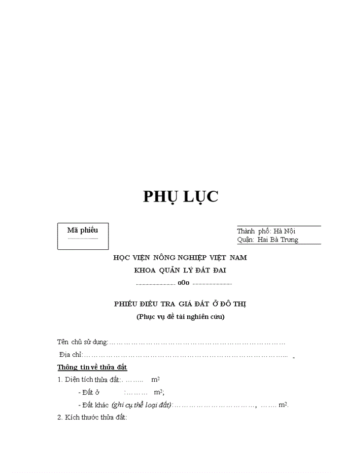 image for page Đánh giá thực trạng biến động về giá đất ở tại đô thị trên địa bàn quận Hai Bà Trưng - thành phố Hà Nội
