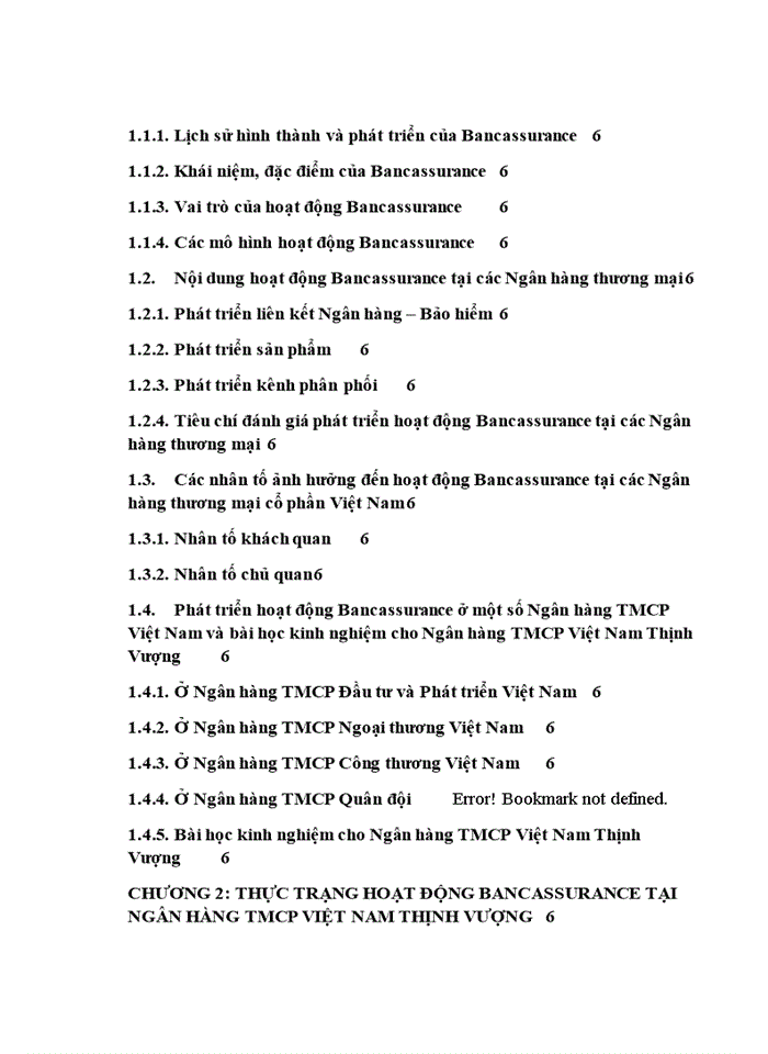 image for page Hoạt động Bancassurance tại Ngân hàng TMCP Việt Nam Thịnh Vượng