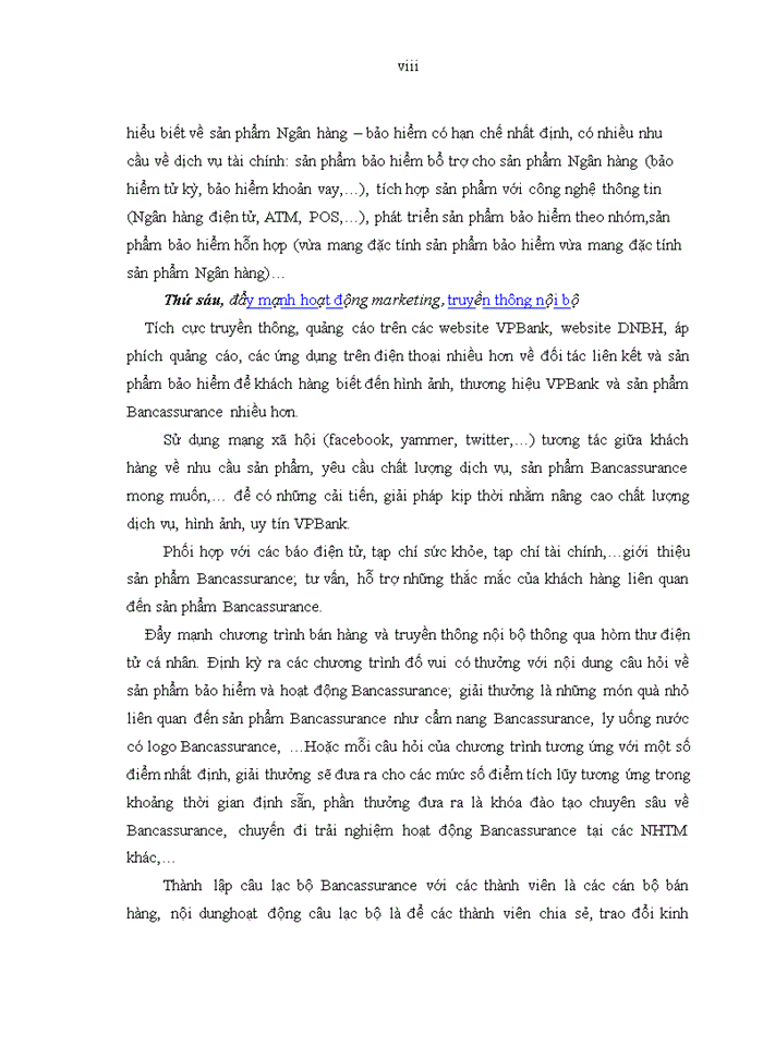 image for page Hoạt động Bancassurance tại Ngân hàng TMCP Việt Nam Thịnh Vượng