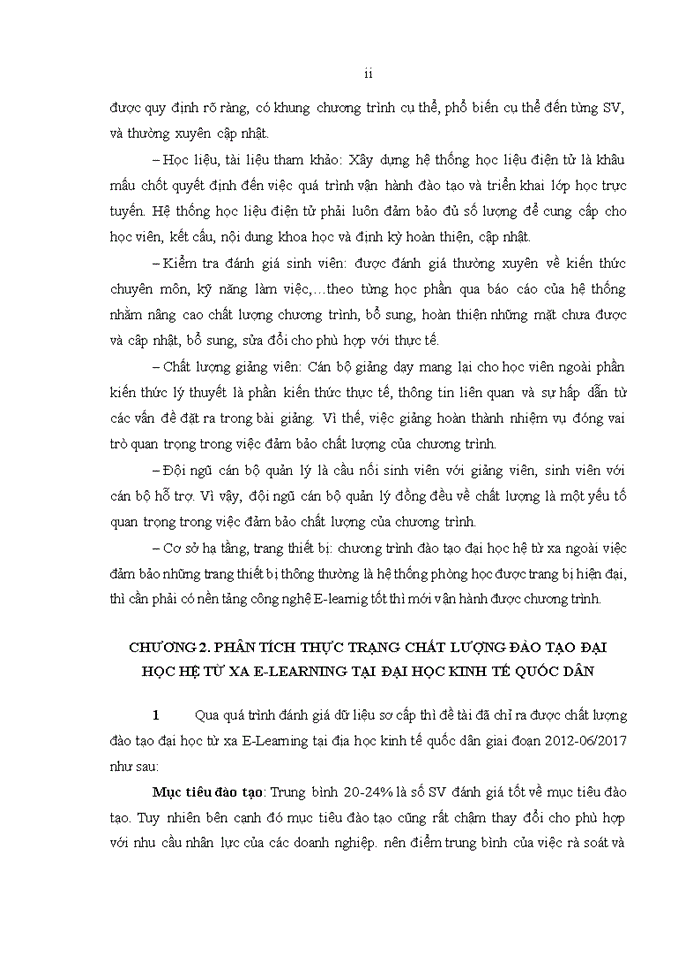 image for page Chất lượng đào tạo đại học hệ từ xa E-learning tại Đại học Kinh tế Quốc dân