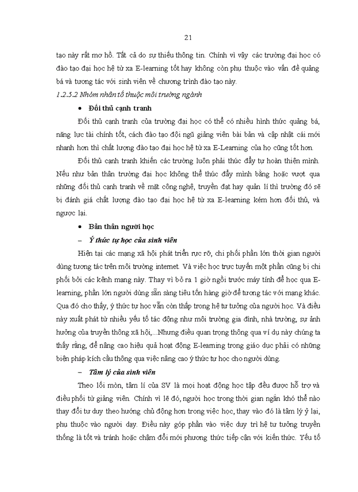 image for page Chất lượng đào tạo đại học hệ từ xa E-learning tại Đại học Kinh tế Quốc dân