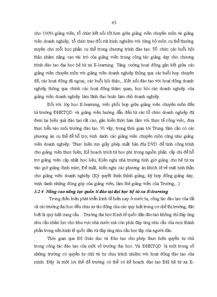 image for page Chất lượng đào tạo đại học hệ từ xa E-learning tại Đại học Kinh tế Quốc dân