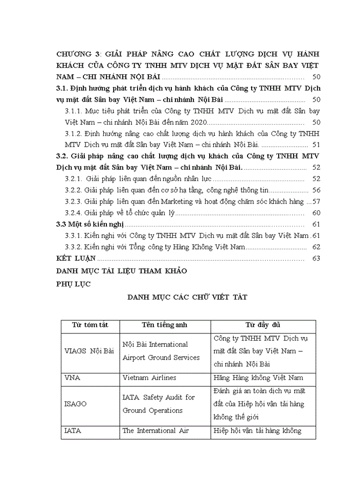 image for page Chất lượng dịch vụ hành khách của Công ty TNHH MTV Dịch vụ mặt đất Sân bay Việt Nam – chi nhánh Nội Bài