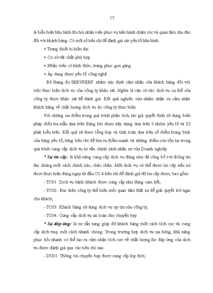 image for page Chất lượng dịch vụ hành khách của Công ty TNHH MTV Dịch vụ mặt đất Sân bay Việt Nam – chi nhánh Nội Bài