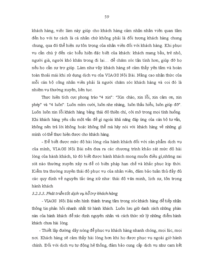 image for page Chất lượng dịch vụ hành khách của Công ty TNHH MTV Dịch vụ mặt đất Sân bay Việt Nam – chi nhánh Nội Bài