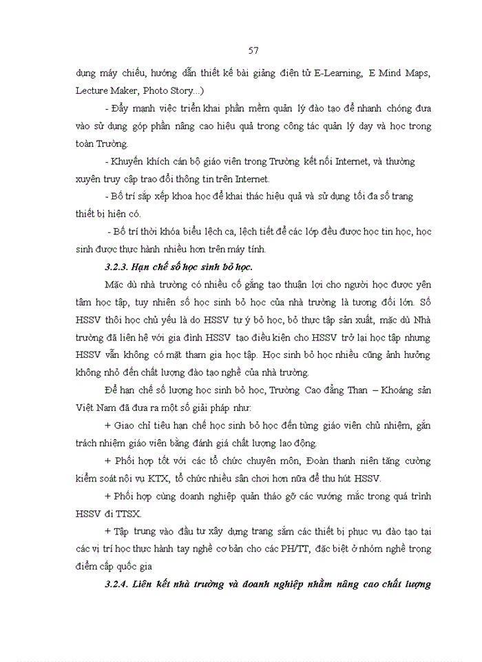 image for page Nâng cao chất lượng đào tạo nghề tại Trường Cao Đẳng nghề mỏ Hồng Cẩm
