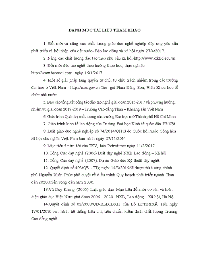 image for page Nâng cao chất lượng đào tạo nghề tại Trường Cao Đẳng nghề mỏ Hồng Cẩm