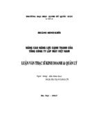 Nâng cao năng lực cạnh tranh của Tổng công ty lắp máy Việt Nam