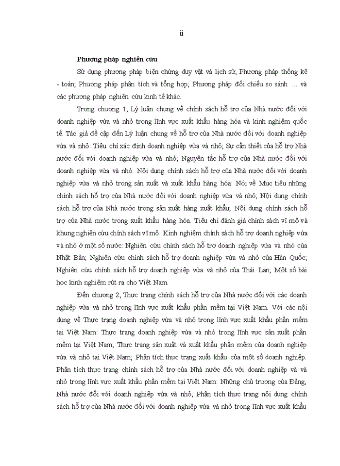 image for page Nghiên cứu chính sách hỗ trợ của nhà nước đối với các doanh nghiệp vừa và nhỏ trong lĩnh vực xuất khẩu phần mềm tại Việt Nam