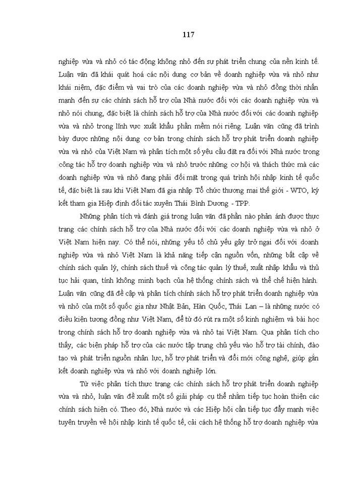 image for page Nghiên cứu chính sách hỗ trợ của nhà nước đối với các doanh nghiệp vừa và nhỏ trong lĩnh vực xuất khẩu phần mềm tại Việt Nam