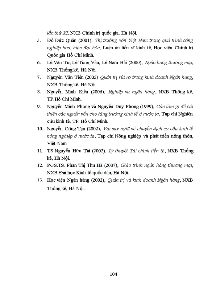 image for page Giải pháp tăng cường huy động vốn tại Ngân hàng Nông nghiệp và Phát triển nông thôn Việt Nam chi nhánh huyện Nghi Xuân- Hà Tĩnh
