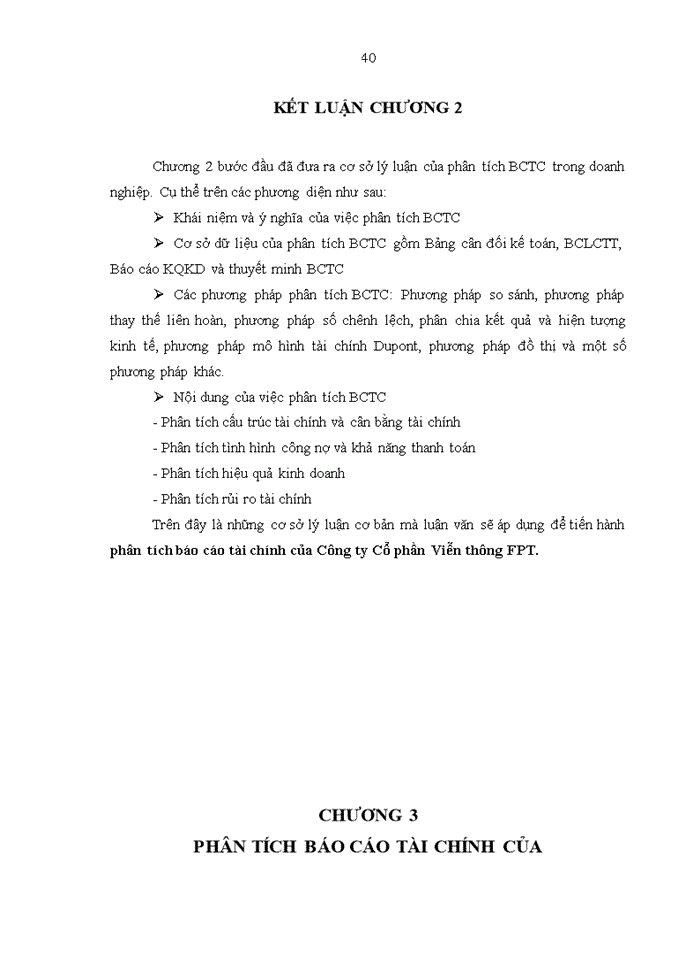 image for page Phân tích báo cáo tài chính của Công ty Cổ phần Viễn thông FPT