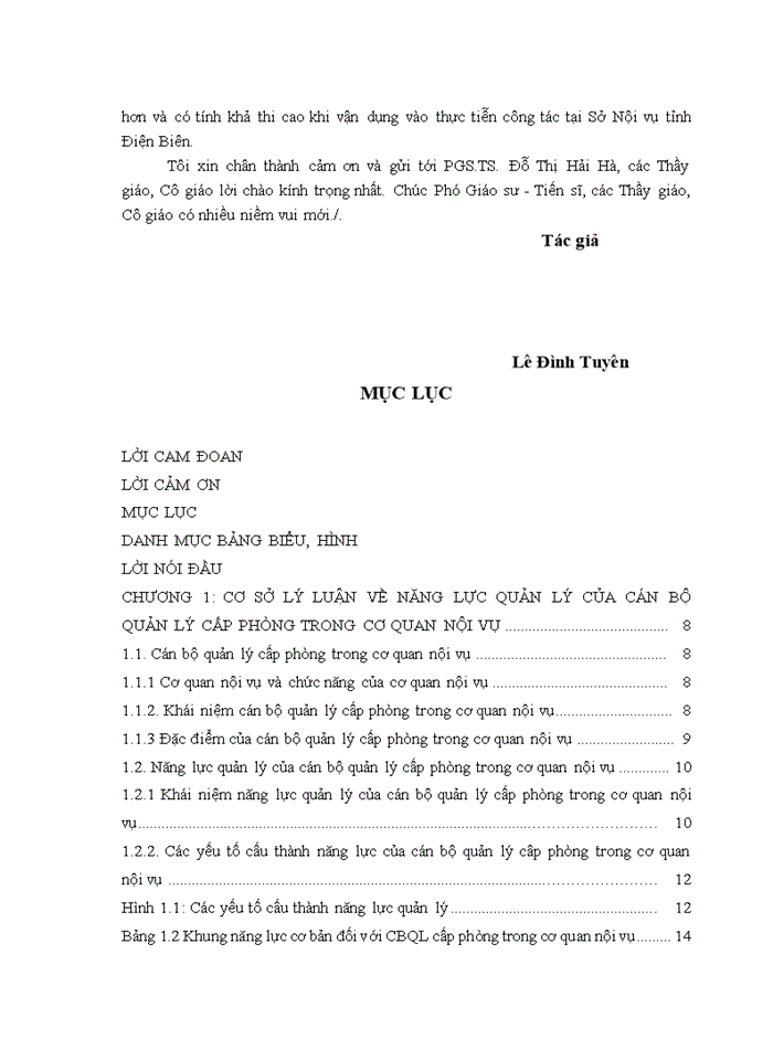 image for page Năng lực quản lý của cán bộ quản lý cấp Phòng thuộc Sở Nội vụ tỉnh Điện Biên