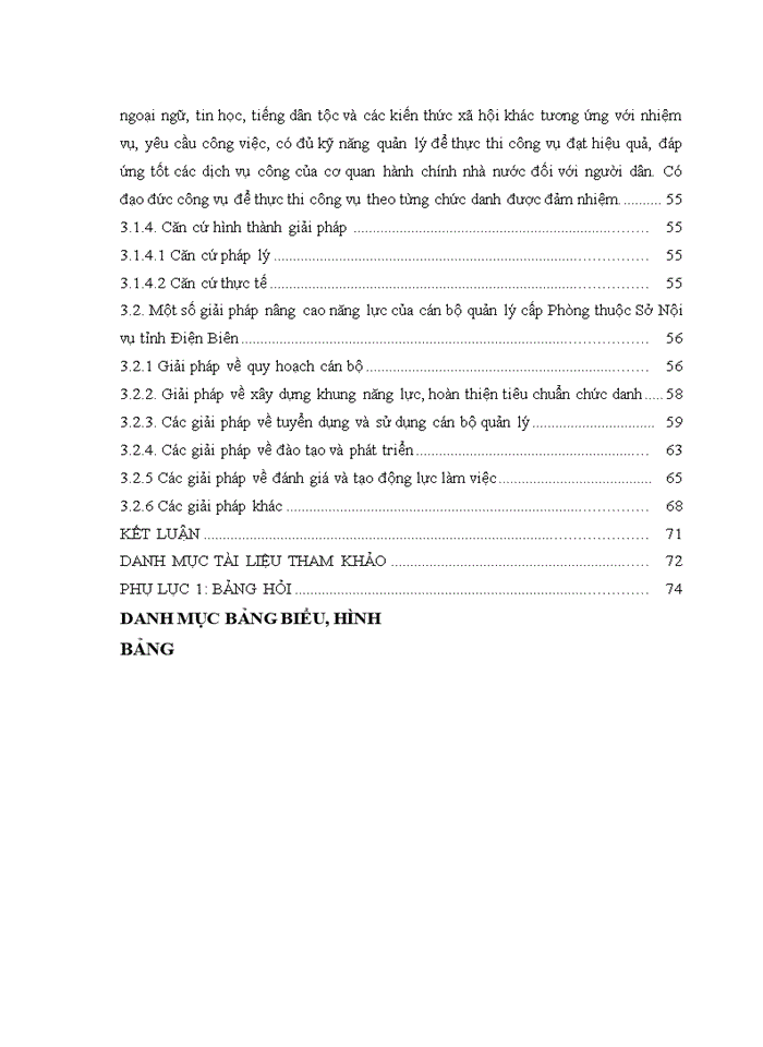 image for page Năng lực quản lý của cán bộ quản lý cấp Phòng thuộc Sở Nội vụ tỉnh Điện Biên