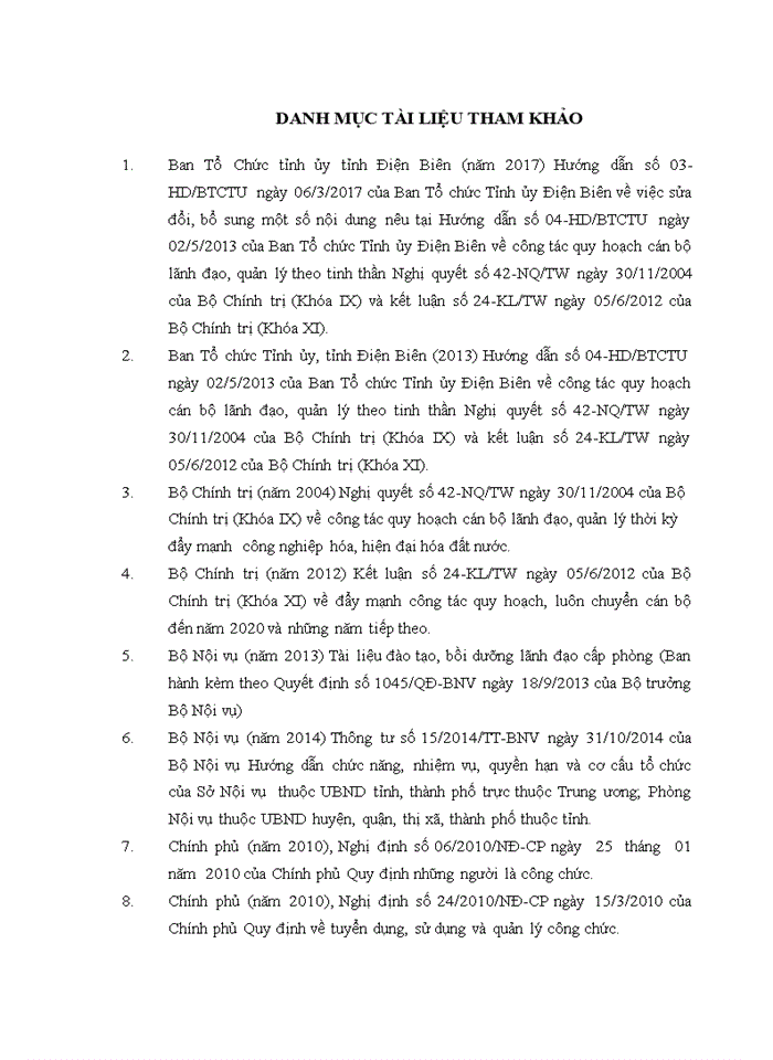 image for page Năng lực quản lý của cán bộ quản lý cấp Phòng thuộc Sở Nội vụ tỉnh Điện Biên