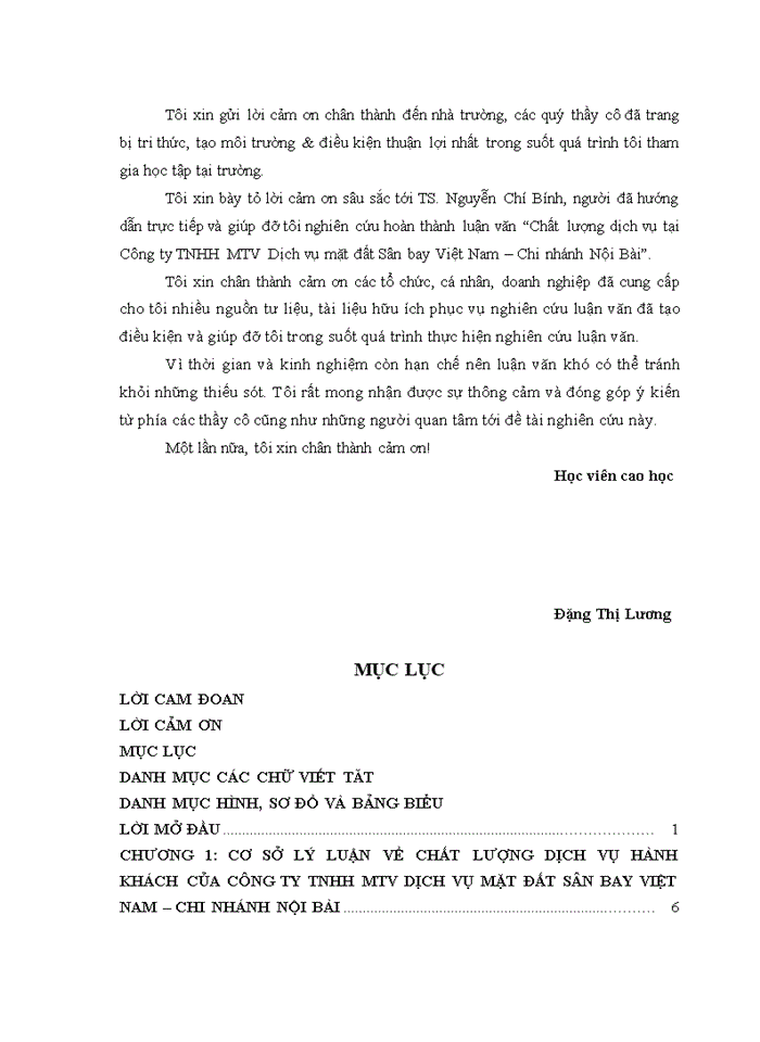 image for page Chất lượng dịch vụ hành khách của Công ty TNHH MTV Dịch vụ mặt đất Sân bay Việt Nam – chi nhánh Nội Bài