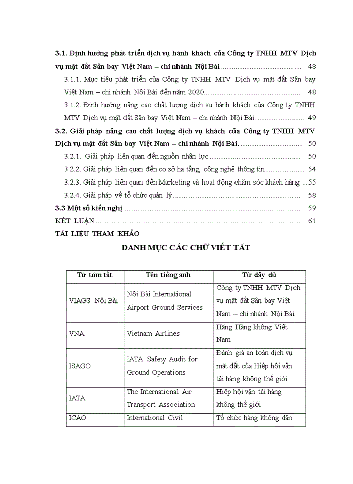 image for page Chất lượng dịch vụ hành khách của Công ty TNHH MTV Dịch vụ mặt đất Sân bay Việt Nam – chi nhánh Nội Bài