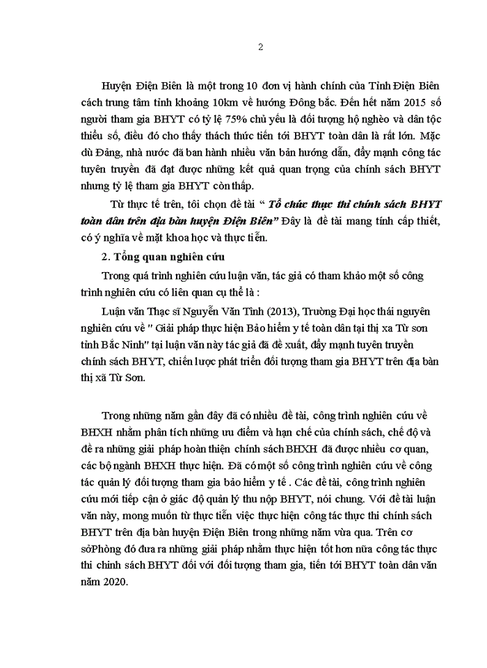 image for page Tổ chức thực thi chính sách BHYT toàn dân trên địa bàn huyện Điện Biên