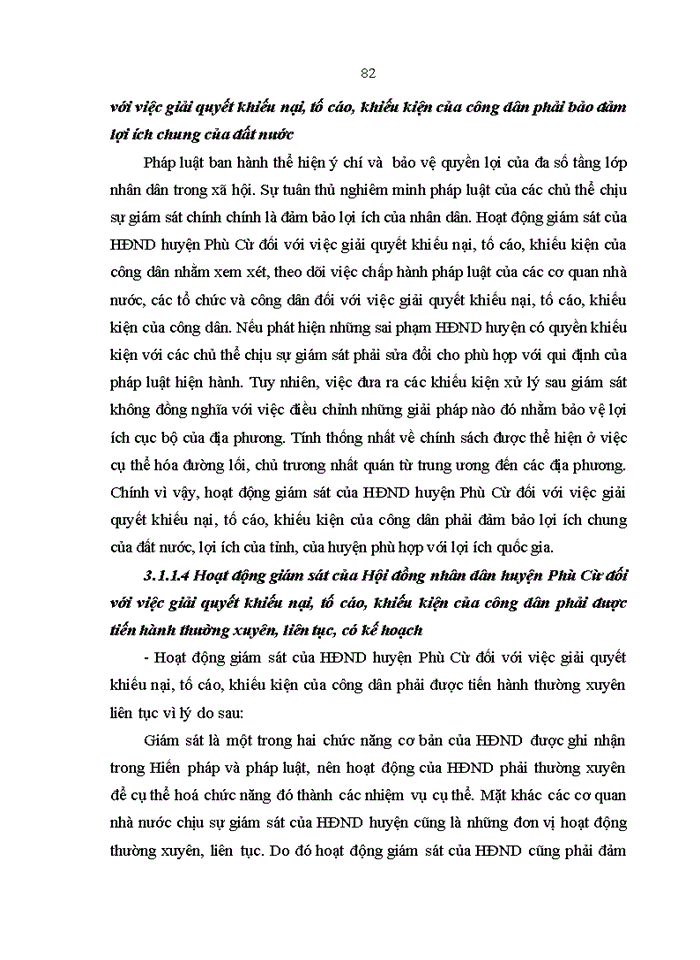 image for page Giám sát của Hội đồng nhân dân huyện Phù Cừ đối với việc giải quyết khiếu nại, tố cáo, khiếu kiện của công dân