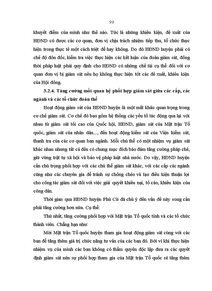 image for page Giám sát của Hội đồng nhân dân huyện Phù Cừ đối với việc giải quyết khiếu nại, tố cáo, khiếu kiện của công dân