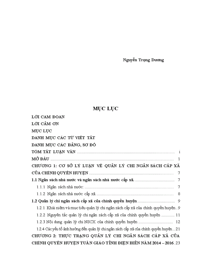 image for page Quản lý chi ngân sách cấp xã trên địa bàn huyện Tuần Giáo, tỉnh Điện Biên