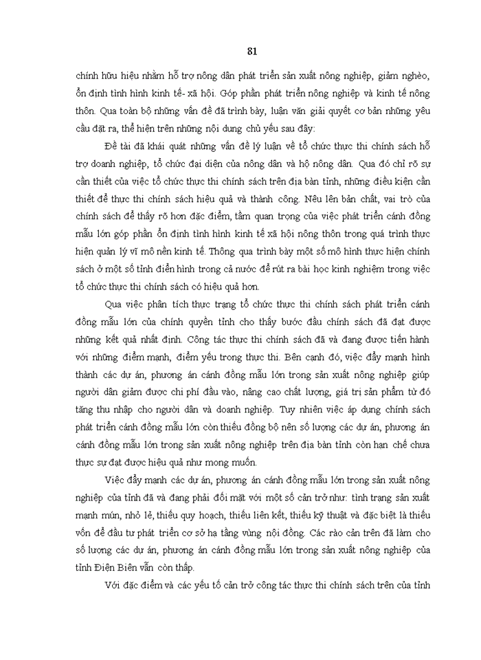 image for page Tổ chức thực thi chính sách phát triển cánh đồng mẫu lớn trên địa bàn tỉnh Điện Biên