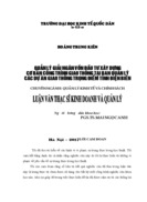 Quản lý giải ngân vốn đầu tư xây dựng cơ bản công trình giao thông tại Ban quản lý các dự án giao thông trọng điểm tỉnh Điện Biên