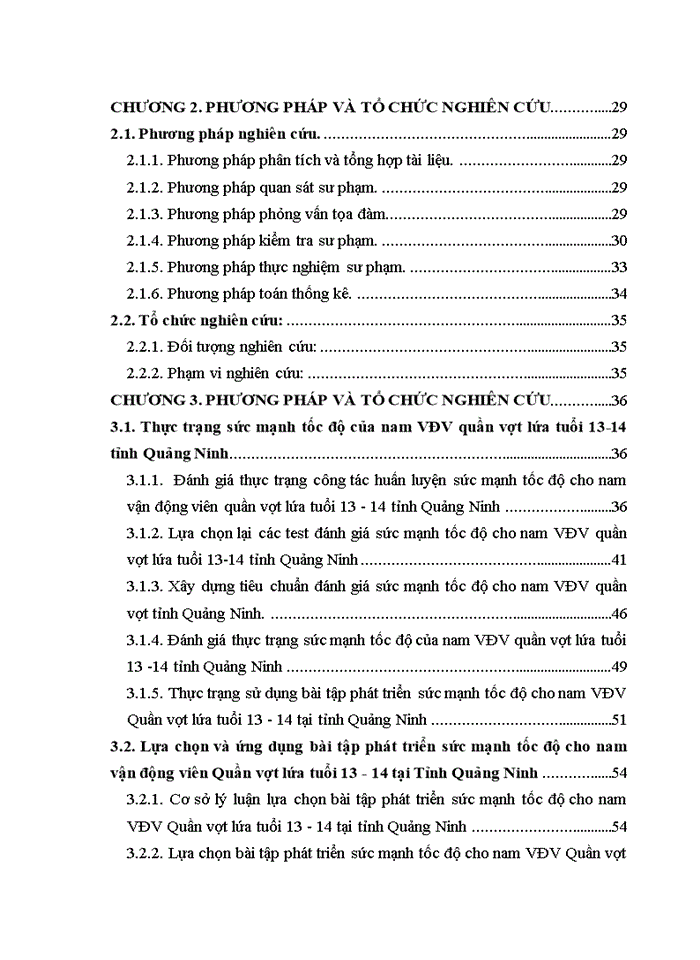 image for page Nghiên cứu lựa chọn bài tập phát triển sức mạnh tốc độ cho nam vđv quần vợt lứa tuổi 13-14 tỉnh Quảng Ninh