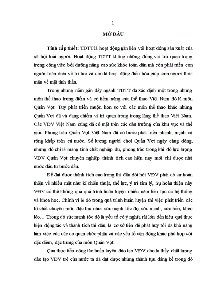 image for page Nghiên cứu lựa chọn bài tập phát triển sức mạnh tốc độ cho nam vđv quần vợt lứa tuổi 13-14 tỉnh Quảng Ninh