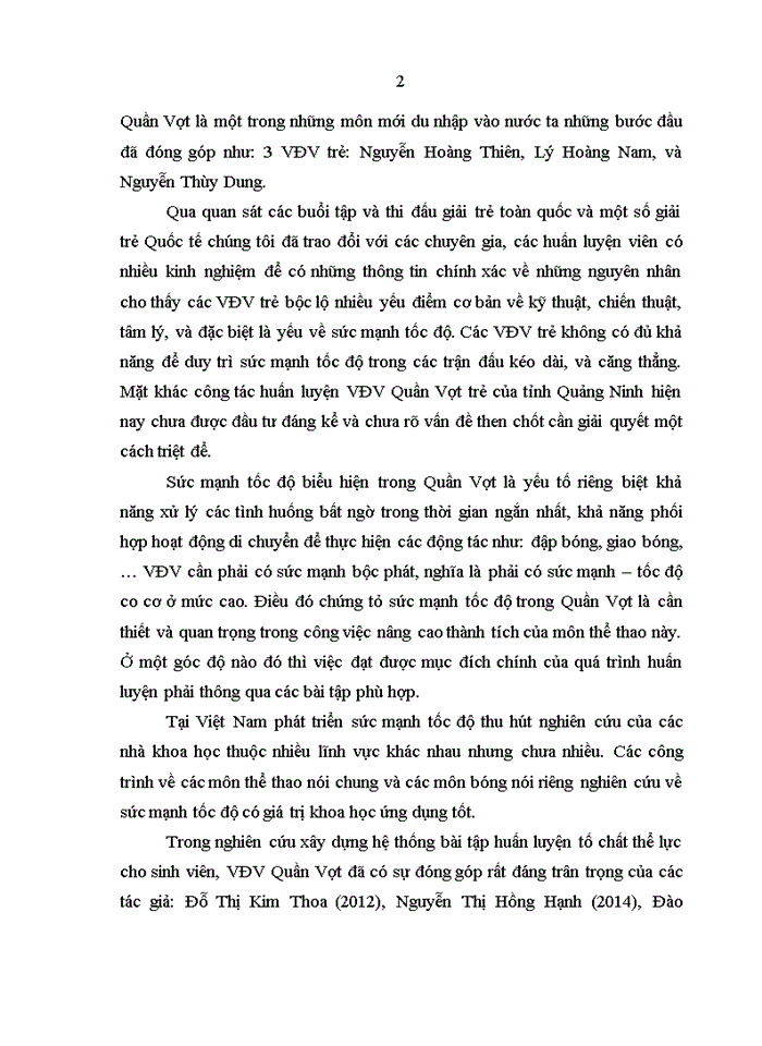 image for page Nghiên cứu lựa chọn bài tập phát triển sức mạnh tốc độ cho nam vđv quần vợt lứa tuổi 13-14 tỉnh Quảng Ninh