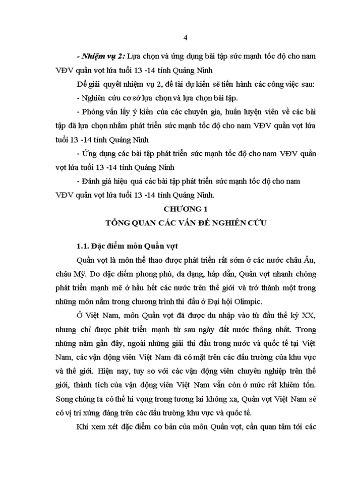 image for page Nghiên cứu lựa chọn bài tập phát triển sức mạnh tốc độ cho nam vđv quần vợt lứa tuổi 13-14 tỉnh Quảng Ninh